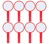 Baluue 8pcs Handheld Dry Erase Scoring Board Made of Sturdy Pvc with Easy to Use Erasable Paddles for Voting and Auctions, Simple Whiteboard for Judges and Game Boards