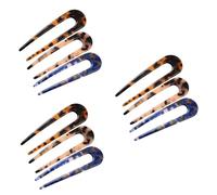 Baluue 9pcs Elegant French Hair Pins u Shape Hair Clips for Women Hairpins for Buns Hairstyles