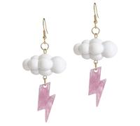 Baluue Acrylic Earrings Cloud Dangle Earrings for Women Girls Adorable Diy Storm Ear Jewelry