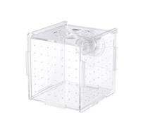 Baluue Acrylic Fish Tank Breeding Isolation Box with Cover Aquarium Incubator Hatching Box to Prevent Attack from Adult Fish Suitable and Medaka Holder