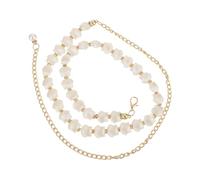 Baluue Adjustable Elegant Pearl Shell Waist Chain for Women Fashionable Lady Belt Accessory Stylish White Shell Waistband Dress Decoration and Comfortable Fit