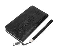 Baluue Alligator Pattern Wallet for Men Long Wallet Multiple Card Slots Bifold Design Fashion Man Handbag Material for Daily Use Travel