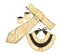 Baluue Ancient Egyptian Pharaoh Costume Accessory Set for Men, Includes Egyptian Belt, Collar, and Wristbands, Themed Cosplay Outfit for Halloween and Party