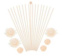 Baluue Aroma Diffuser Sticks Set for Home Office Bedroom Flameless Essential Oil Reeds with Fragrance Odor-eliminating Natural Air Fresheners for Indoor Living Spaces
