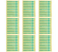 Baluue Arrow for Accurate Data Reading Green Pvc 100pcs Stickers Waterproof Adhesive and Reflective Design, Easy Application Arrow Decals for Instrument Panel Indication on Pressure
