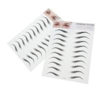 Baluue Artificial Eyebrow Transfer Stickers 3D Hair-Like Temporary Makeup Patch for Men Women Eyebrow Grooming Shaping Tool Suitable for Everyday Use Easy to Apply