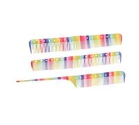 Baluue Barber Comb Hair Cutting Comb Set Fine Tooth Hairdressing Tool for Women Hair Styling Set Random Style