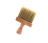Baluue Barber Neck Duster Brush Wooden Handle Broken Hair Removal Tool for Hair Cutting Salon Use for Neck and Ear Dusting Fine Detail Craft Design for Comfortable Grip