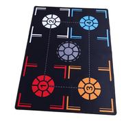 Baluue Basketball Training Mat for Ball Mastery and Agility Footstep Training Non-Slip Surface for Dribble Practice and Indoor Coordination Drills