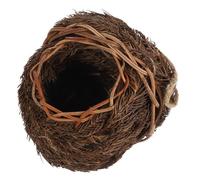 Baluue Bird Easy Branches Made Tree Hanging and Nest Pine Needle of Woven House Reusable to Install Birdhouse Random Color for Garden Backyard Outdoor for Sparrows