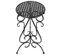 Baluue Birdbath Stand Heavy Duty Metal 22 Inch Tall with 3 Stable Legs Iron Garden Planter Holder for Outdoor Wildlife Observation, Patio, Balcony, and Indoor Use