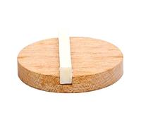 Baluue Biscuit Bridge with Versatile Design Resonator Guitar and Saddle Nut Replacement Kit and Simple Installation Made of Wood and Ox Bone for Acoustic Guitar Repair