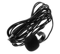 Baluue Black Clip on Instrument Condenser Microphone with Versatile Design and High Fidelity Sound Quality Portable Wired Mic for Flutes and Instruments for Professional Orchestra