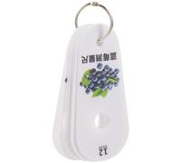 Baluue Blueberry Measurer Diameter Ruler for Fruits 1 Set Measuring Tool Blueberry Caliper Gauge Plastic Material Easy to Use