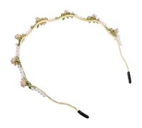 Baluue Bridal Fake Pearl Flower Headband Wedding Hairband Headwear Headpiece Women Comfortable Hair Accessories For Party Dates And Office Wear