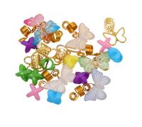 Baluue Butterfly Pendant for Hair Braids Metal Jewelry Clip African Dreadlock Accessories for Fashion