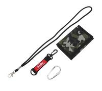 Baluue Camouflage Wallet for Men Slim Three-fold Design Polyester Material Detachable Lanyard for Travel and Outdoor Activities