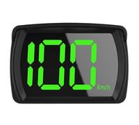 Baluue Car Head-up Display Digital Speedometer with Simple Installation and Multi-functional Design, Black Abs PC Material for Car and Motorcycle Use, Stylish Modern Hud for Speed