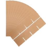 Baluue Cardboard Box Dividers with Divided Bottom for Logistics and Storage, 12 Pack Paper Inserts for Moving Glass and Wine Boxes