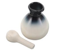 Baluue Ceramic Oil Diffuser Bottle with Longterm Preservation for Essential Oils Elegant White and Perfumes for Travel and Home Use