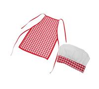 Baluue Chef Costume for Newborns Months Baking Outfit with Apron and Hat Easy-clean Baker Dress-up for Boys and Cooking Play Apparel for Photoshoots and School Activities