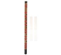 Baluue Chinese Bamboo Flute Dizi Traditional Long Bamboo Flute for Beginners with Membrane for Chinese Folk Music Learning and Performance