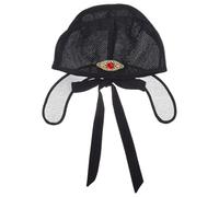Baluue Chinese Traditional Vintage Costume Hat for Men, Black Mesh and Abs Material with Comfortable Fit and Versatile Use, for Role Playing and Festival Events, Adult Size 56-57cm