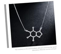 Baluue Coffee Lover Pendant Necklace for Women Jewelry with Chemistry Design Lightweight Decorative Charm for Daily Wear and Gift Skin Friendly and Unique Accessory