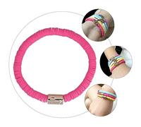 Baluue Colorful Polymer Clay Bracelet Retro Beach Style Wristband for Casual Official Occasions Durable Elastic Wrist String Accessory for Women for Parties Travel