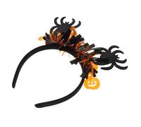 Baluue Comfortable Halloween Headband for Women Pumpkin and Spider Design Hairband Soft Cloth and Material Fun Party Accessory for Group Costumes and Cosplay Celebration