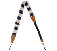 Baluue Cotton Ukulele Strap No-drill Adjustable Shoulder Sling Crossbody Ukulele Belt Replacement for Soprano and Concert in Blue Plaid