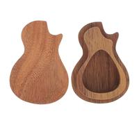 Baluue Creative Solid Guitar Pick Case Plectrum Holder Portable Storage Box for Acoustic Electric Bass Ukulele Protects Picks from Scratch Dust Water