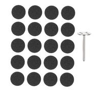 Baluue Dead Skin Removing Tools Pedicure Tools Sandpaper Discs for Nail Trimming and Removal with Adhesive Back for Foot and Nail Art Care