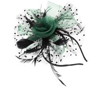Baluue Delicate Multi-function Party Hairband with Gauze and Polyester, Wear-resistant Black Headband for Party Supply and Photograph Prop Random Color