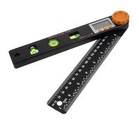 Baluue Digital Angle Protractor Ruler Portable Electronic Goniometer for Woodworking Construction Measuring Right Angles Horizontal Vertical Plane