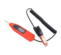 Baluue Digital Car Voltage Tester Pen with LED Display High Sensitivity Automotive Circuit Tester for Vehicle Maintenance and Emergency Repairs Portable Multifunctional Dc Voltage Testing
