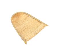 Baluue DIY Art Pendants Bamboo Dustpan Woven Basket Creative Decor Wall Art for Home