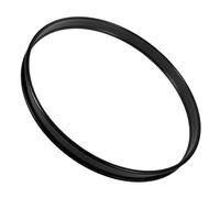 Baluue Drum Hoop for Personal Practice and Band Performances Versatile Use 16 Inch Black Iron Easy Installation Percussion Equipment Parts for Snare and Bass Drums