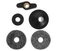 Baluue Drum Stand Parts Cymbal Mount Bracket Set with Plastic Sleeve Felt Washers Cymbal Accessories for Drum Kits Adults Maintenance and Repair