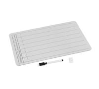Baluue Dry Erase Whiteboard with Printed Grids Double-Sided 9x12 Inch Thickened Wood and Plastic Board for Division and Multiplication Practice for Students and Teachers in Classroom