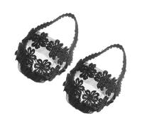 Baluue Elastic Slip High Heels Shoe Straps for Women Flexible Lace Design Prevents Shoes From Falling Off Black Xxl Comfortable Fit for Various Ankle
