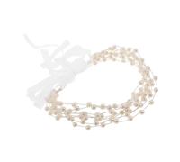 Baluue Elegant Bridal Pearl Hair Vine Headband with Fake Pearls for Women Wedding Hair Accessories for Brides and Party Stylish Headpiece for Braids and Formal Occasions