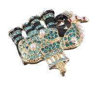 Baluue Elephant Brooch Rhinestones Stylish Brooch for Clothing Accessory Party