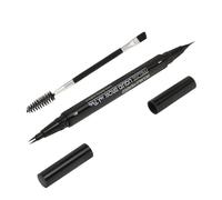 Baluue Eyebrow Pencil Liquid and Pencil for Beginners with Fine Tip and Brush Skinfriendly Formula for Sensitive Skin All-day Wear Dark Brown Shade for Natural Defined Brows