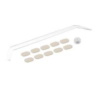 Baluue Eyebrow Tattooing Aid Ruler Acrylic Eyebrow Positioning Tool for Brow Mapping Shaping and Measuring for Makeup Artists