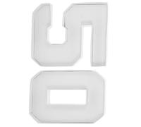 Baluue Fillable Cardboard Number Candy Boxes 2pcs for Birthday and Anniversary Party Decorations, Number Cutouts Tray for Sweets and Cupcakes, Festive Balloon Display Box