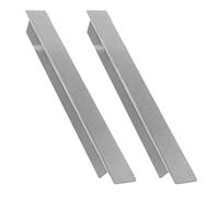 Baluue Food Pan Divider Bars Easy to Install 2pcs Stainless Steel Metal Food Divider Rods for Buffets and Drink Shops for Full Or Fractional Size Pans Compatible with Buffets and Drink