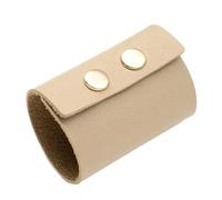 Baluue Girl Leather Hair Ties Snap Ponytail Holder Fashion Hair Band for Women School Accessories