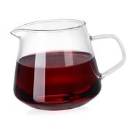 Baluue Glass Coffee Pot Multi-Purpose Kettle 650ml with Beak Nozzle Design Unique Shape and Easy to Clean Features for Home Use