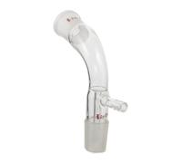 Baluue Glass Distillation Pipe Thickened Wall Chemistry Class Equipment Transparent Vacuum Tail Connecting Tube Lightweight Laboratory Supplies